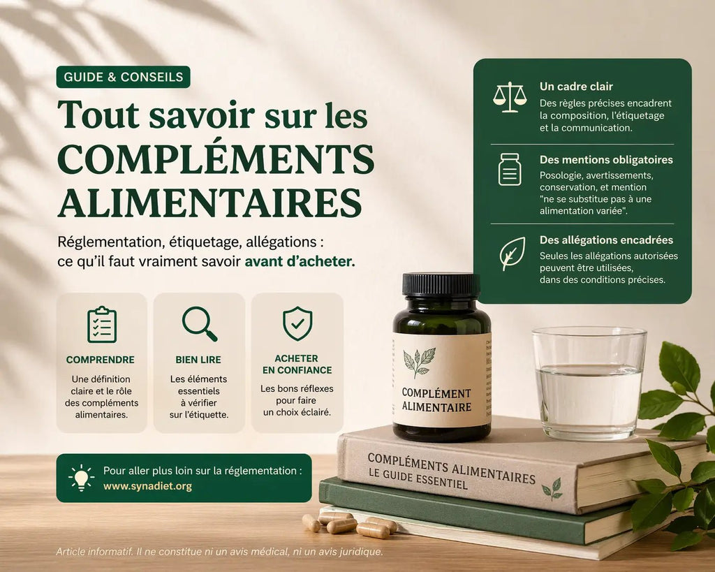 Tout savoir sur les compléments alimentaire