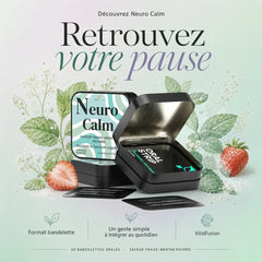 Neuro Calm – Bandelettes orales détente & équilibre - Complément Brain & Cognitive - vitalfusion Gummies Articulations - Complément alimentaire - VitalFusion Neuro Calm – Bandelettes orales détente & équilibre - Énergie Naturelle - vitalfusion Vitaboost Pe
