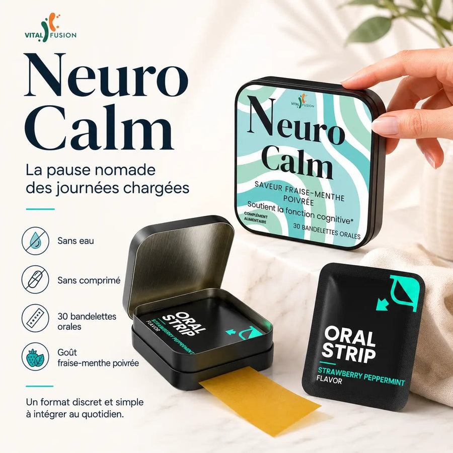 Neuro Calm – La bandelette orale pour souffler dans la journée